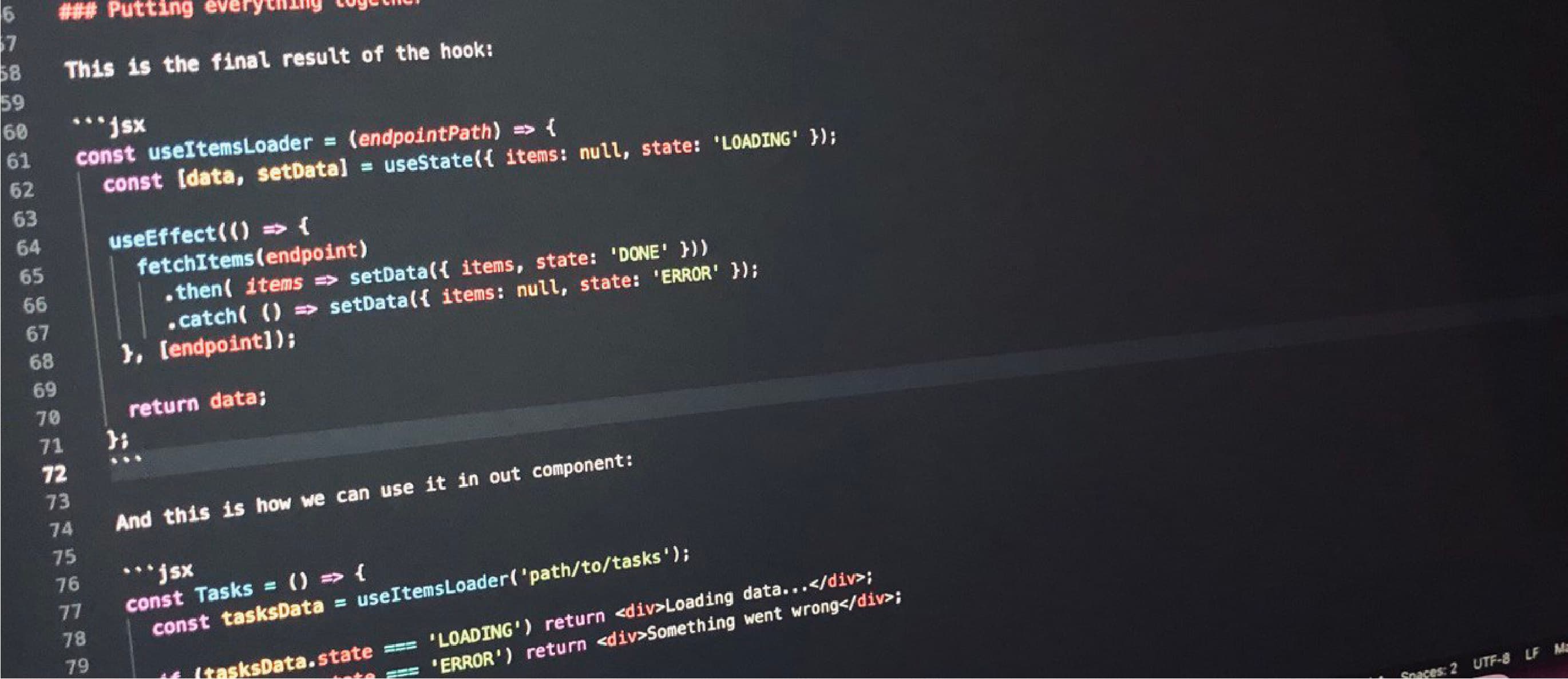 🪝 Creating a custom React hook